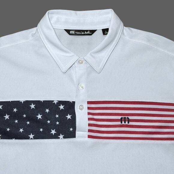 TravisMathew Sea To 2.0 Men’s Short Sleeve Golf Polo Shirt Size L - Picture 3 of 10